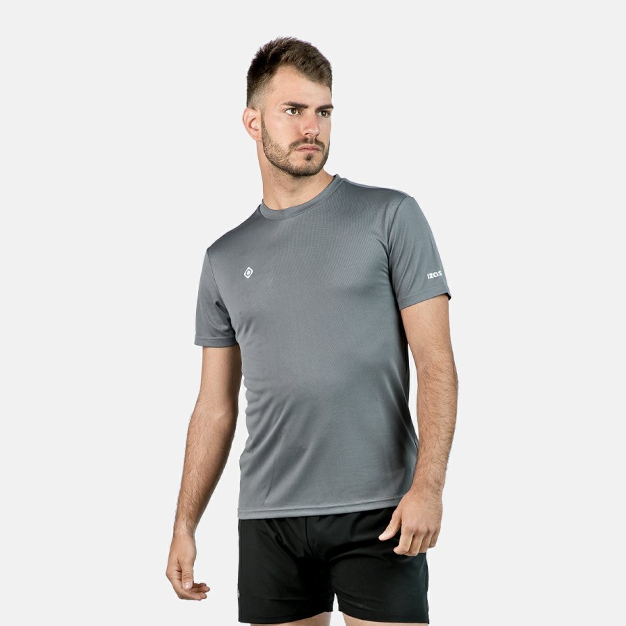 ACTIVIDAD Izas Activewear | Camiseta De Manga Corta Gris Hombre Creus M