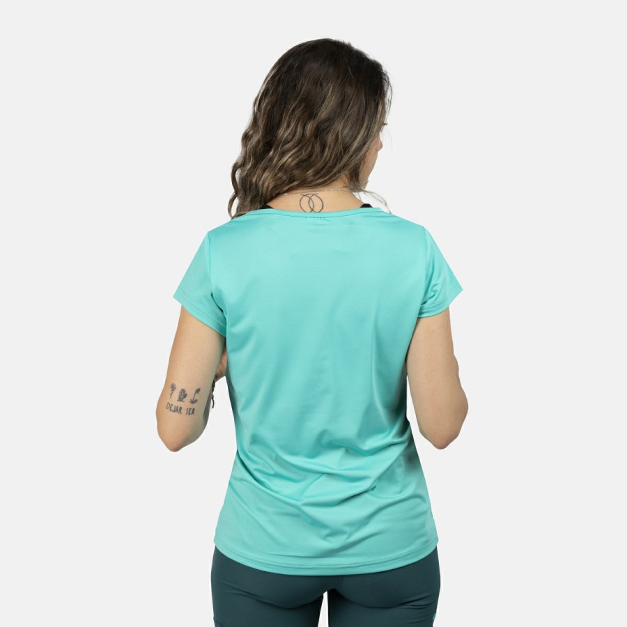 ACTIVIDAD Izas Activewear | Camiseta Deportiva Verde Mujer Aria Ii