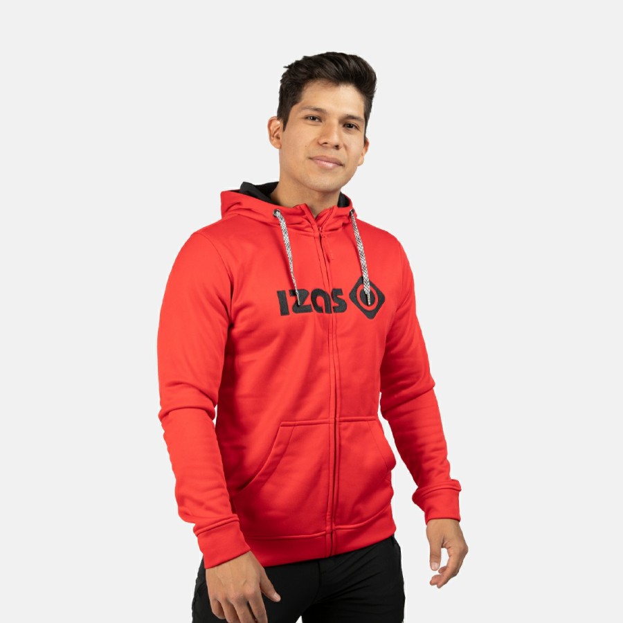 ACTIVIDAD Izas Trekking | Chaqueta Con Capucha Hombre Rojo Duero M Jacket