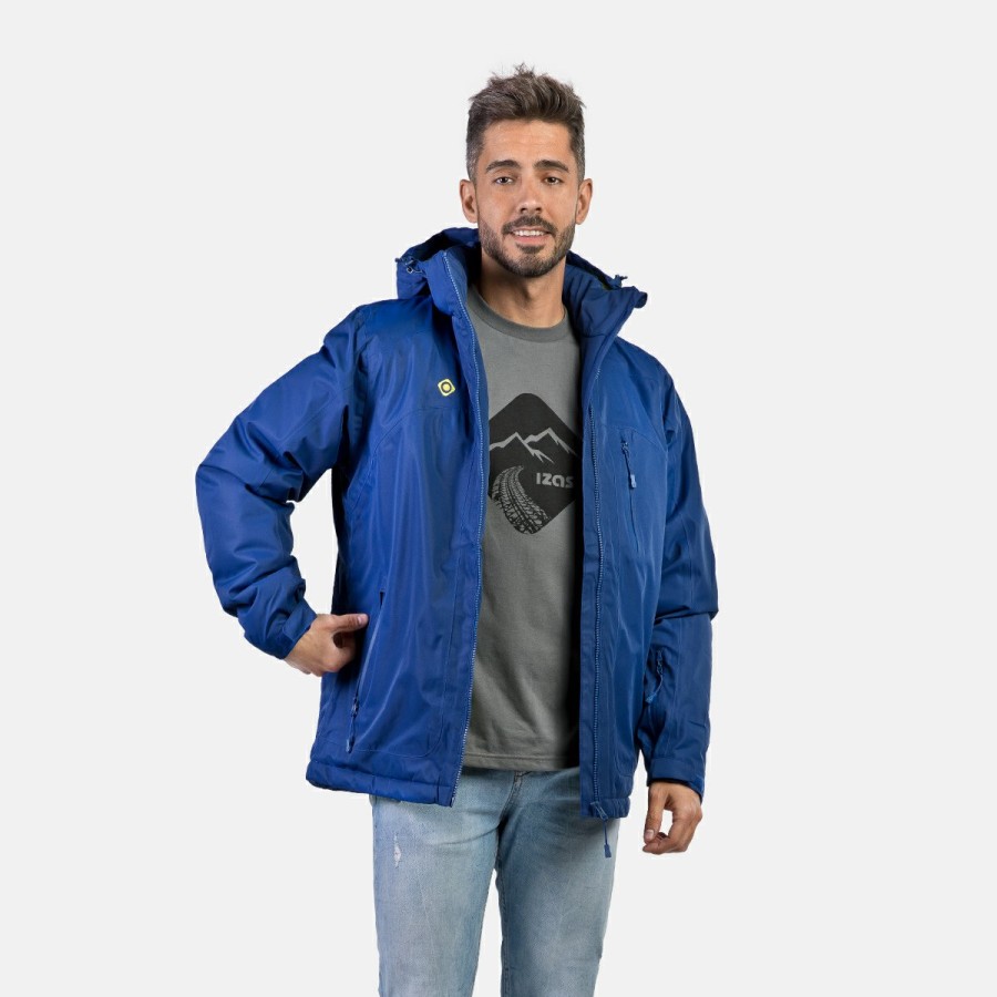 HOMBRE Izas Chaquetas de fibra | Chaqueta Fibra Azul Hombre Naluns M