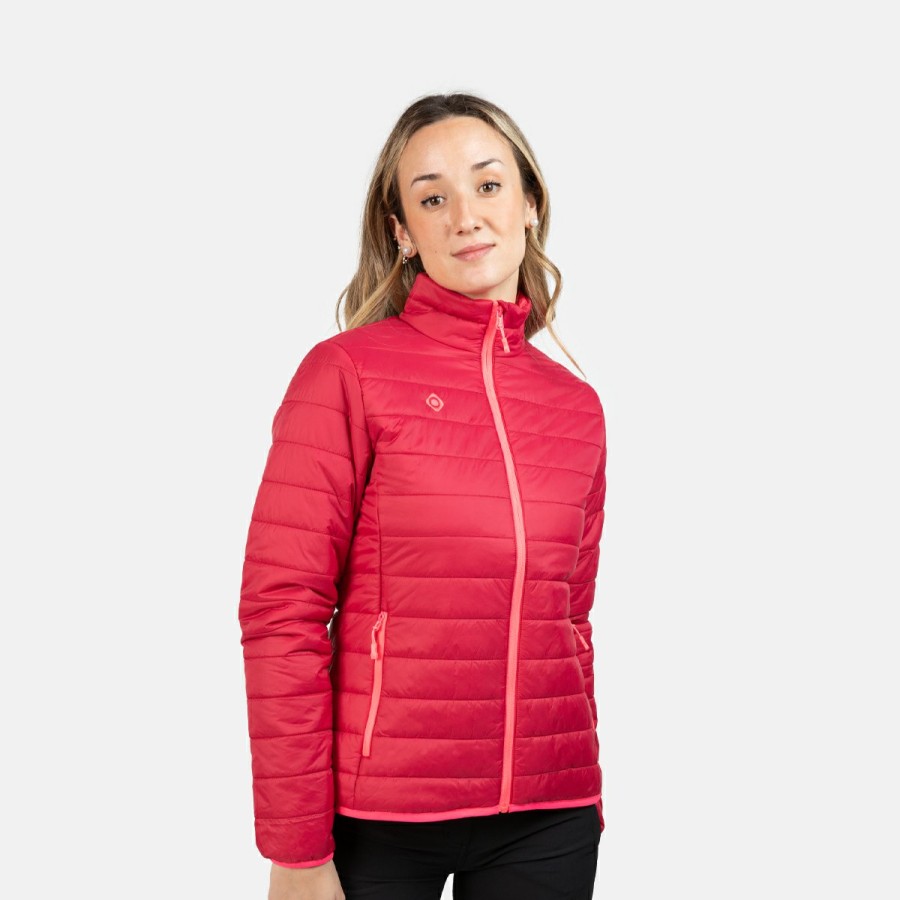 MUJER Izas Chaquetas de fibra | Chaqueta De Fibra Rosa Mujer Nasser W