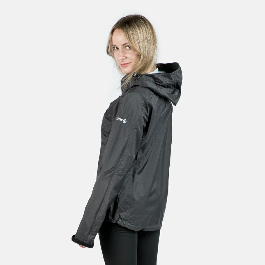 ACTIVIDAD Izas Rainwear | Chaqueta Impermeable Trail Running Unisex Negro Seil