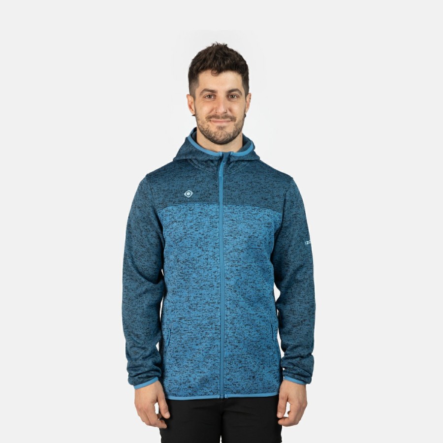 ACTIVIDAD Izas Trekking | Chaqueta Polar Con Capucha Azul Hombre Alder Ii M