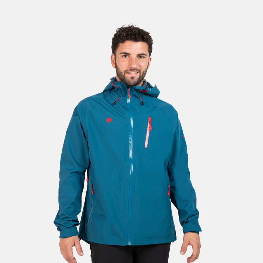 HOMBRE Izas Chaquetas impermeables | Chaqueta Impermeable Hombre Azul Karako M