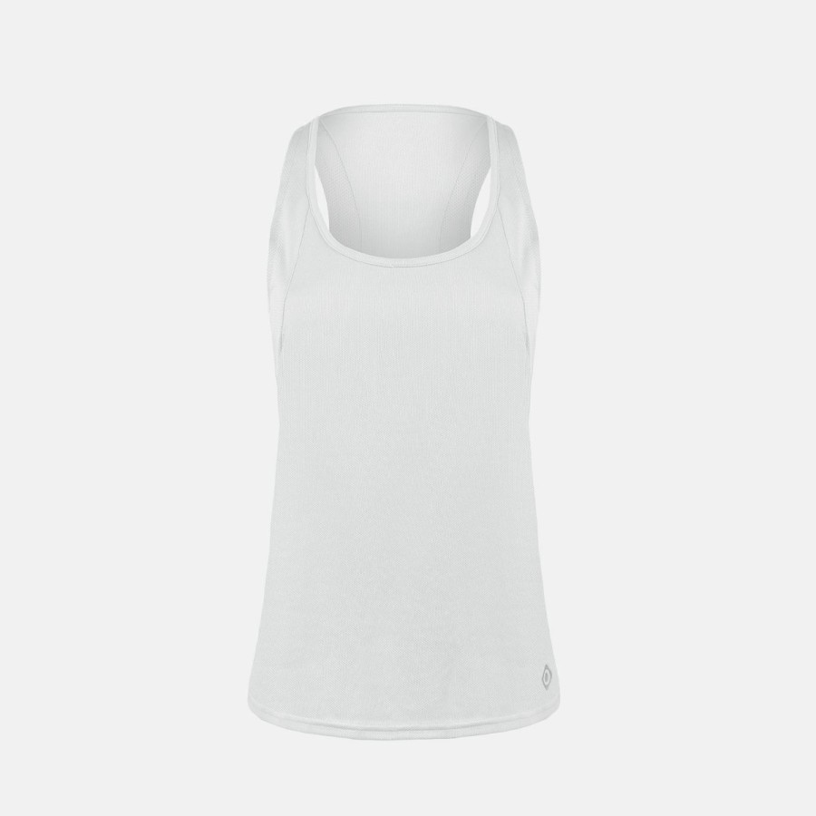 ACTIVIDAD Izas Activewear | Camiseta De Tirantes Blanca Mujer Creus W Tt