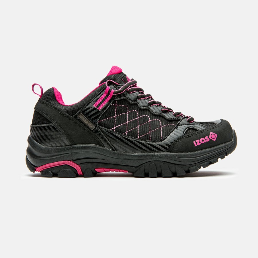 ACTIVIDAD Izas Rainwear | Zapatillas Trekking Mujer Negro Y Fucsia Nilsen