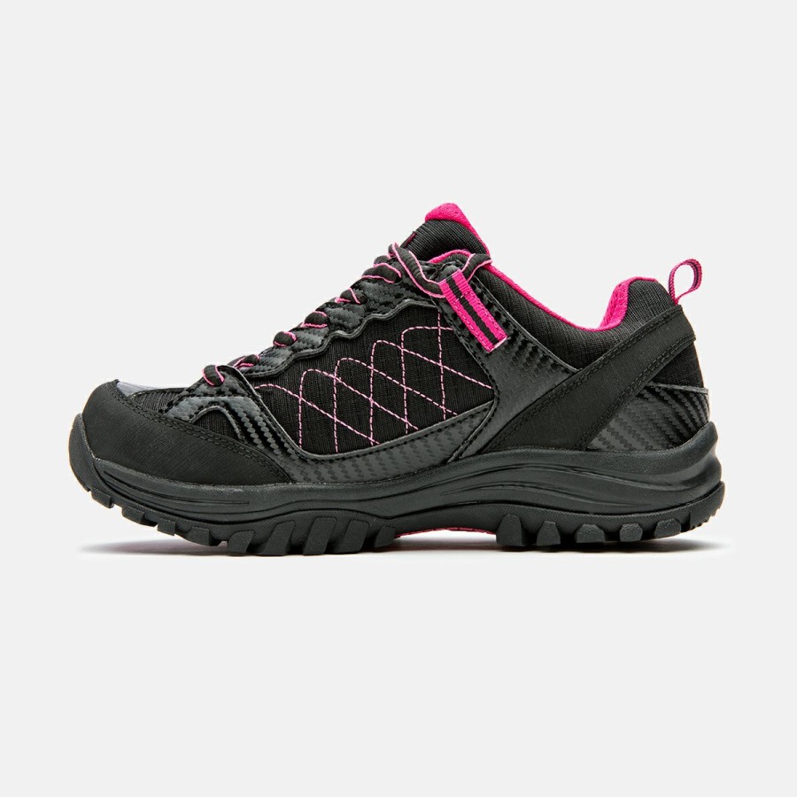 ACTIVIDAD Izas Rainwear | Zapatillas Trekking Mujer Negro Y Fucsia Nilsen