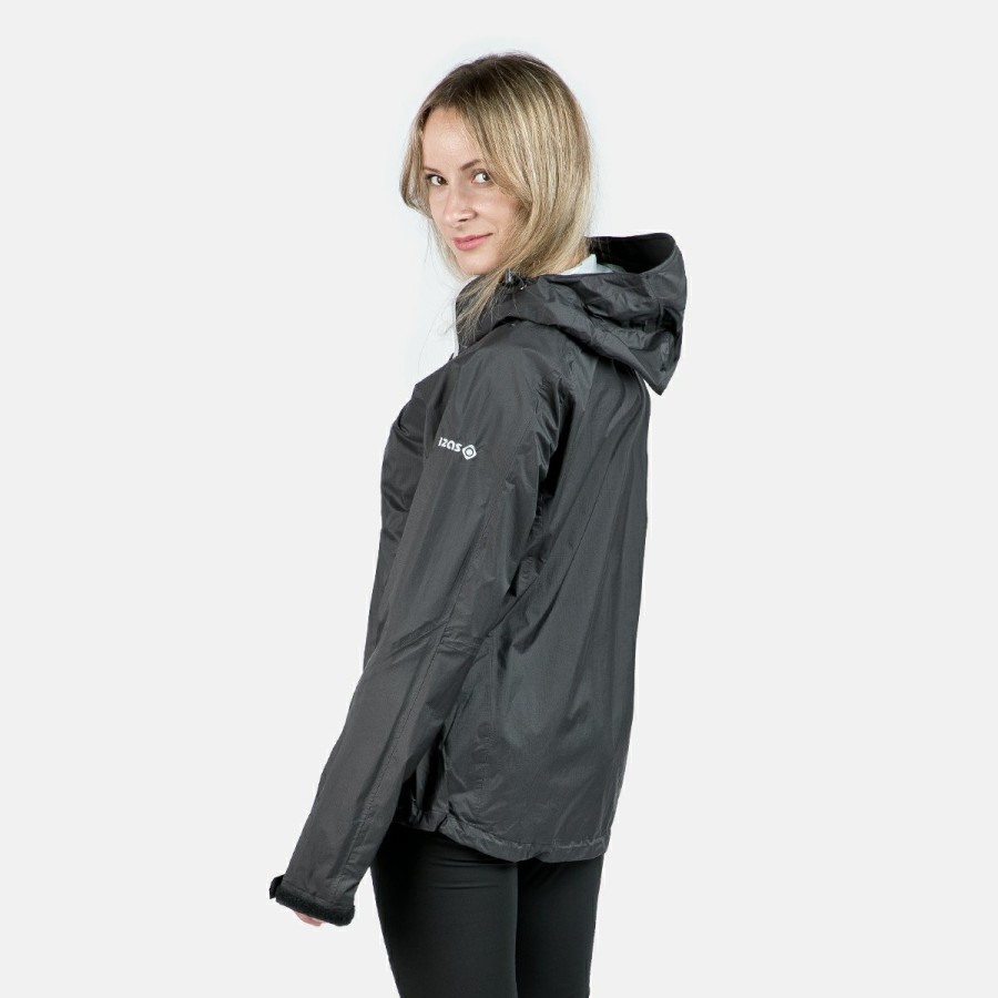 ACTIVIDAD Izas Rainwear | Chaqueta Impermeable Trail Running Unisex Negro Seil