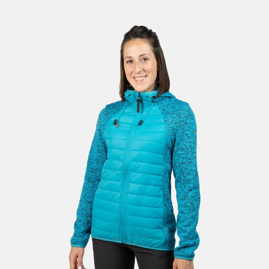 ACTIVIDAD Izas Trekking | Chaqueta Polar De Punto Turquesa Noya W