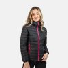 ACTIVIDAD Izas Trekking | Chaqueta De Pluma Negra Con Capucha Mujer Florenz W