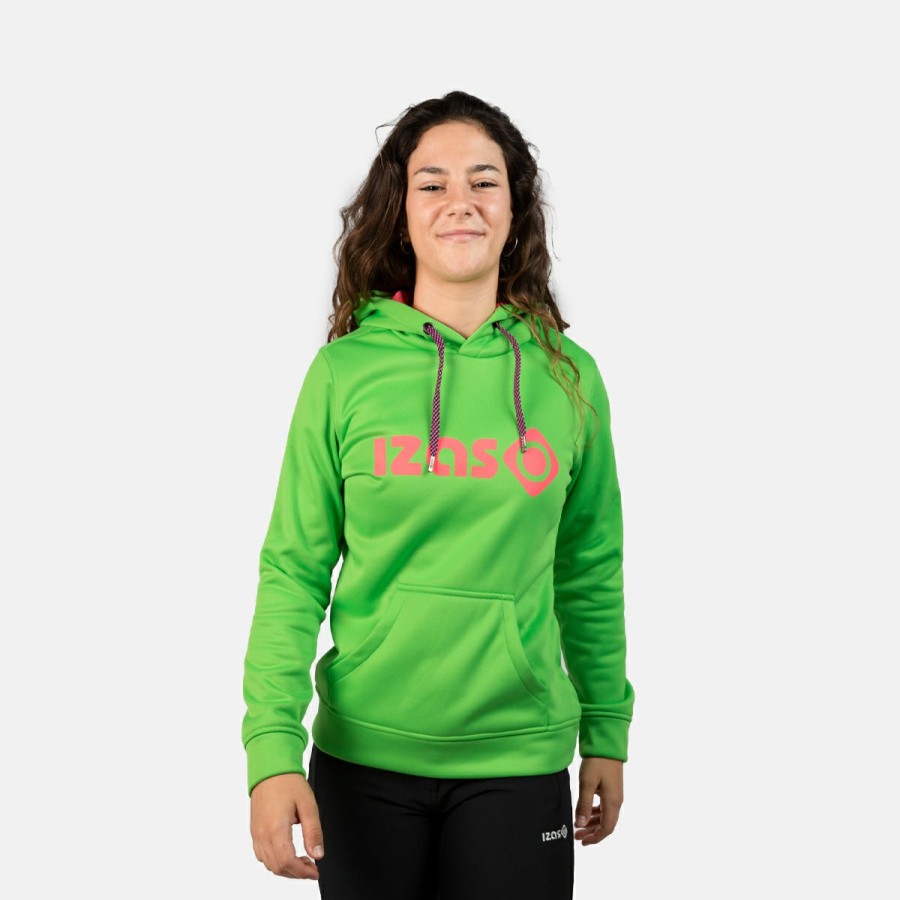 ACTIVIDAD Izas Trekking | Sudadera Deportiva Verde Mujer Duero W