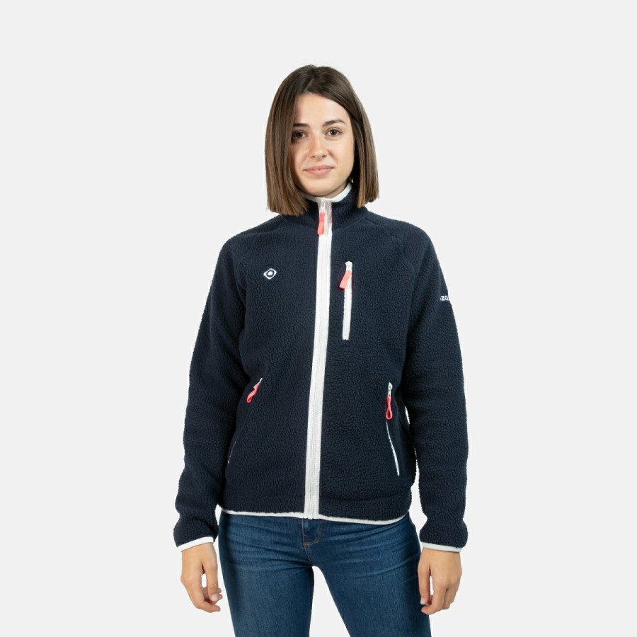 MUJER Izas Polares | Chaqueta Polar Azul Oscuro Mujer Hortus W