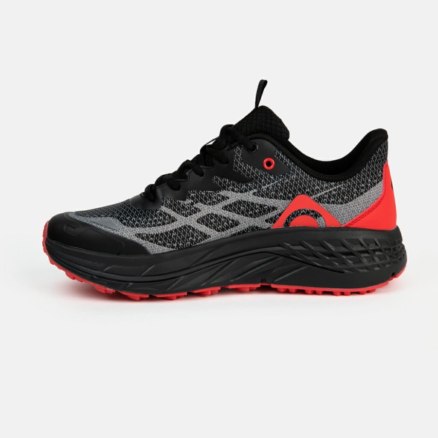 ACTIVIDAD Izas Trekking | Zapatillas Trail Running Negras Y Rojas Hombre Eagle M