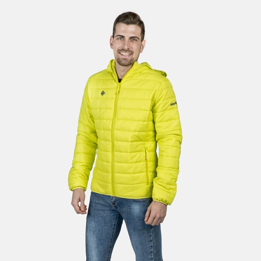 HOMBRE Izas Chaquetas de fibra | Chaqueta De Fibra Amarillo Verdoso Hombre Sindu M