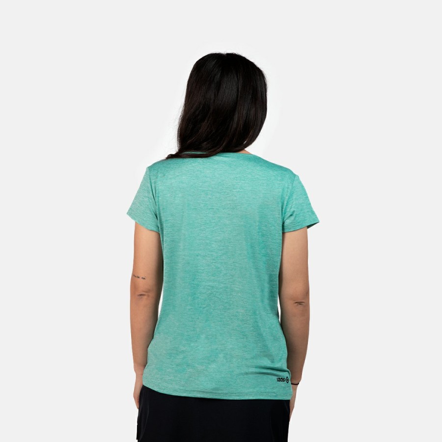 ACTIVIDAD Izas Activewear | Camiseta Manga Corta Mujer Verde Aria