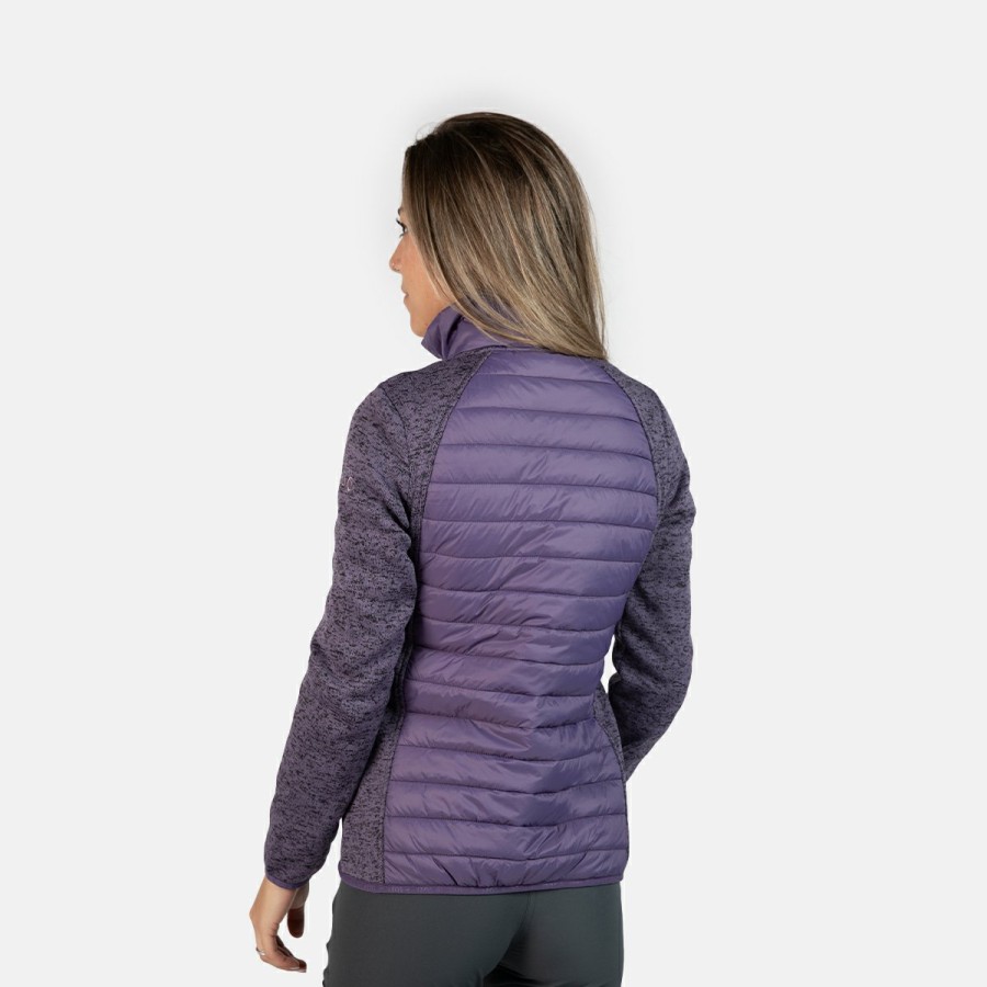 ACTIVIDAD Izas Trekking | Chaqueta Polar De Fibra Para Mujer Violeta Y Lila Noya W S/C