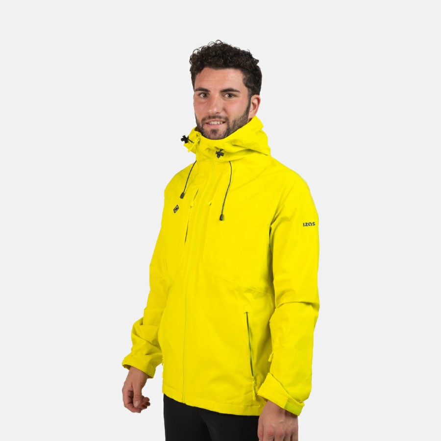 ACTIVIDAD Izas Trekking | Chaqueta Impermeable Amarilla Hombre Neo