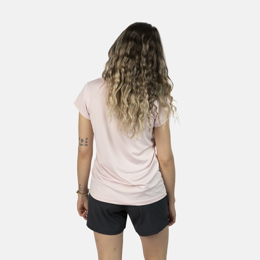 ACTIVIDAD Izas Activewear | Camiseta Deportiva Rosa Y Gris Mujer Aria Ii