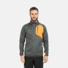 ACTIVIDAD Izas Trekking | Chaqueta Polar Stretch Gris Y Naranja Hombre Kanjut M