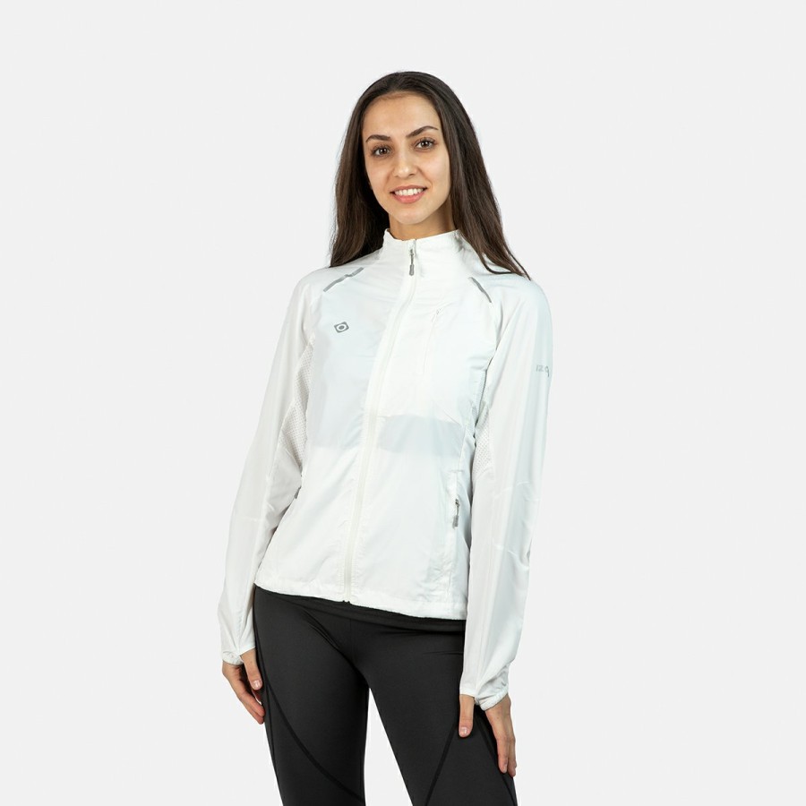 ACTIVIDAD Izas Activewear | Chaqueta De Running Blanca Mujer Isona Ii