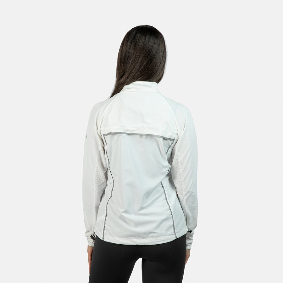 ACTIVIDAD Izas Activewear | Chaqueta De Running Blanca Mujer Isona Ii