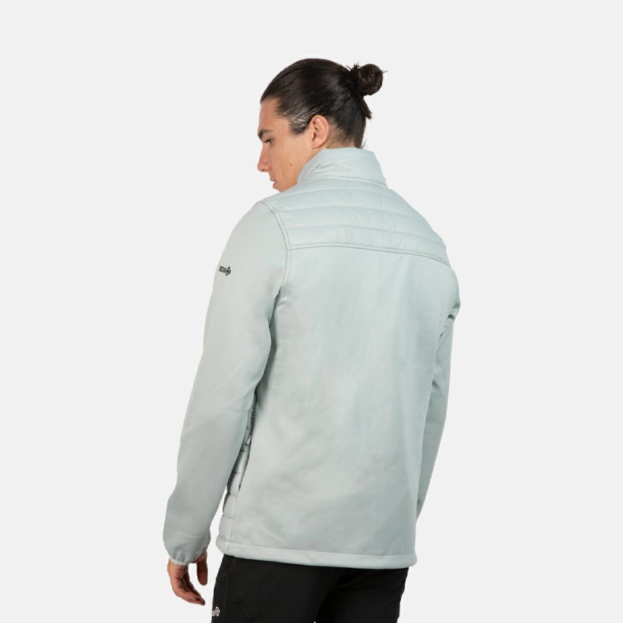 HOMBRE Izas Chaquetas de fibra | Chaqueta Polar Gris Pano M