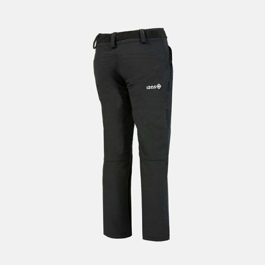 NIÑOS Izas Pantalones | Pantalon De Montana Negro Nino Invierno Baltic K Fw