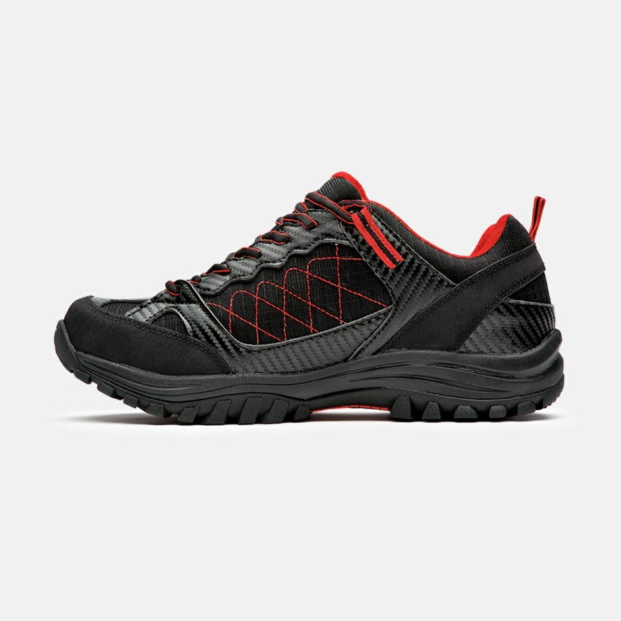 ACTIVIDAD Izas Rainwear | Zapatillas Trekking Unisex Negro Y Rojo Nilsen