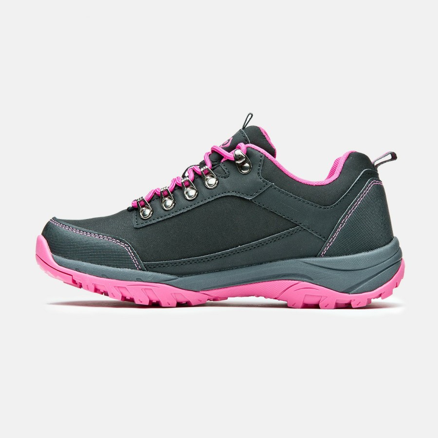 ZAPATOS Izas Botas & Zapatos de trekking | Zapatillas De Trekking Mujer Negro Y Fucsia Lezat Low