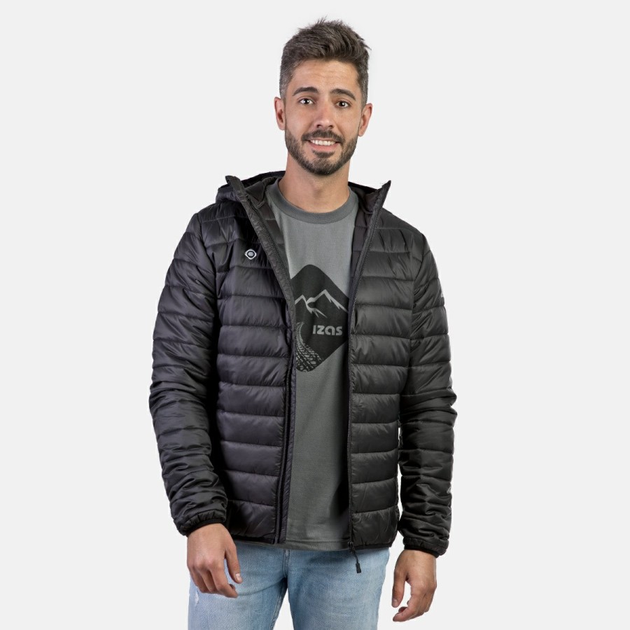 HOMBRE Izas Chaquetas de fibra | Chaqueta De Fibra Negra Hombre Sindu M