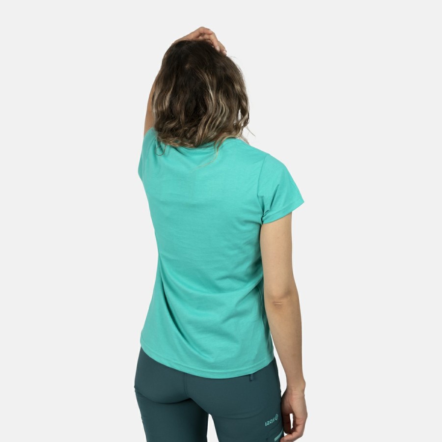 ACTIVIDAD Izas Trekking | Camiseta Mujer Verde Moran W