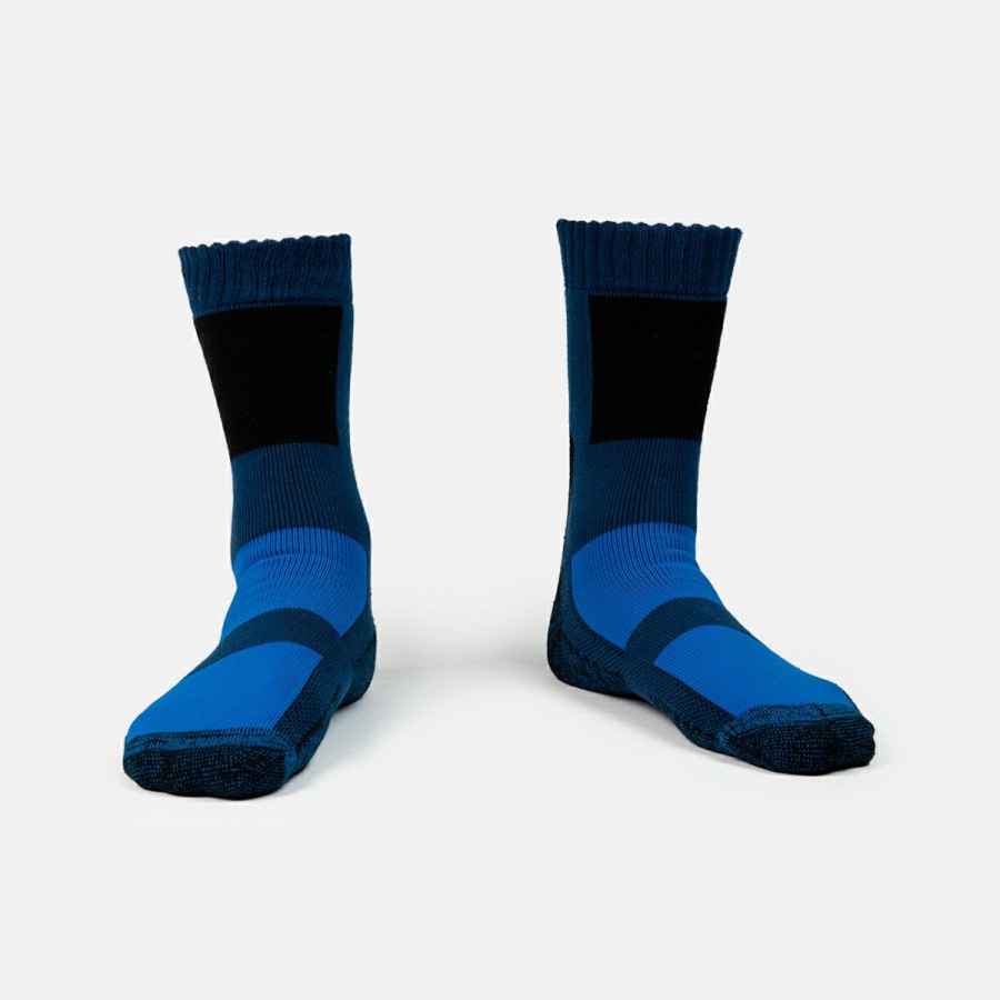 ACCESORIOS Izas Activewear | Calcetines Trekking Unisex Azules Y Negros Redoubt V3