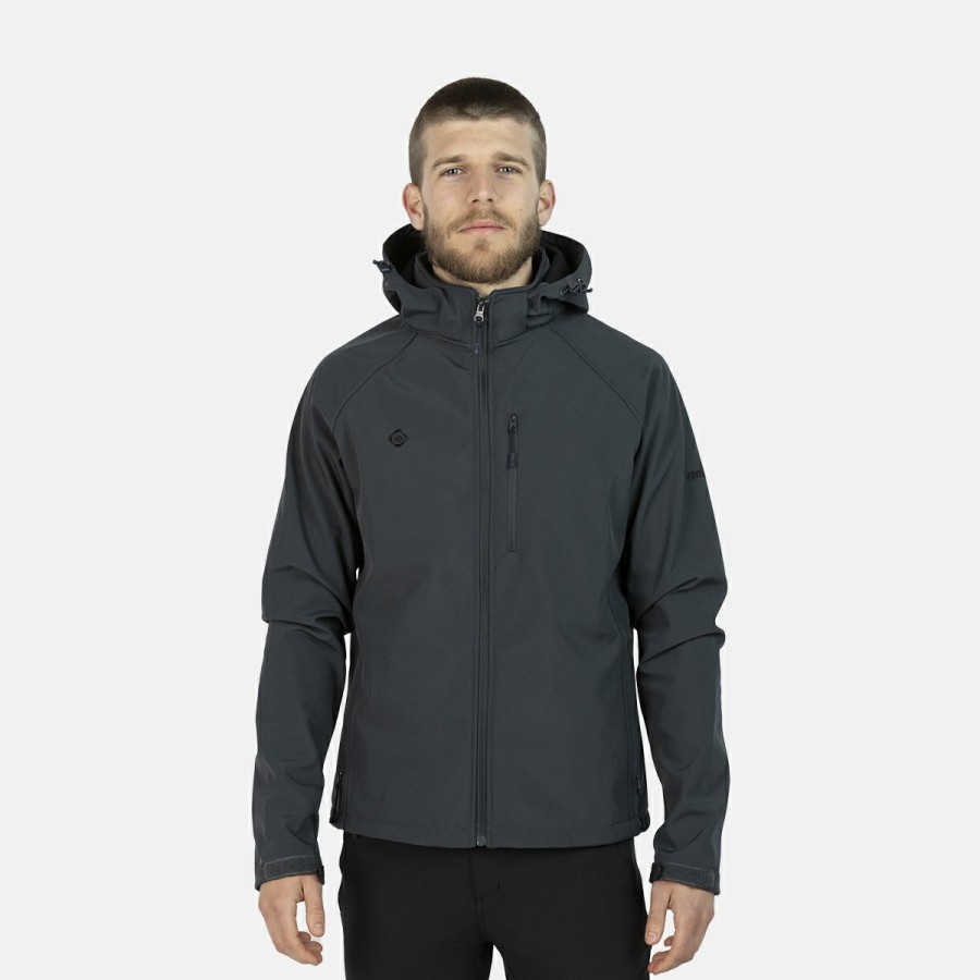 ACTIVIDAD Izas Trekking | Chaqueta Softshell Gris Hombre Stratus M