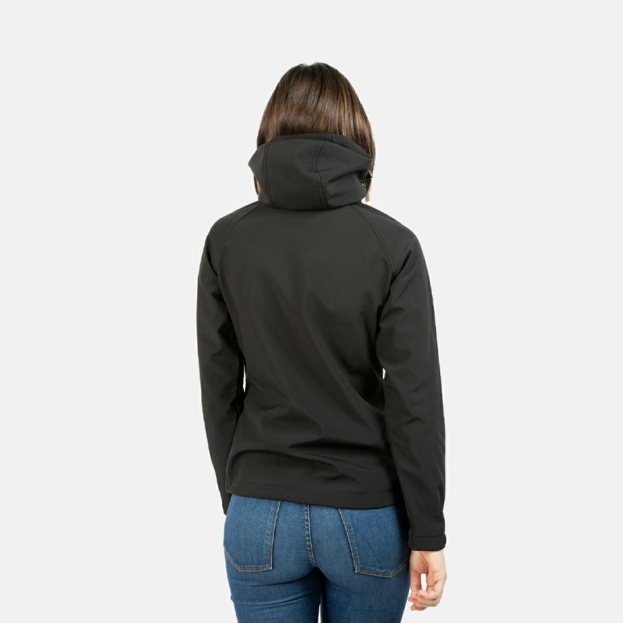 ACTIVIDAD Izas Trekking | Chaqueta Softshell Negra Mujer Stratus W