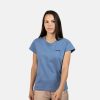 MUJER Izas Camisetas & Polos | Camiseta Manga Corta Azul Mujer Adons W