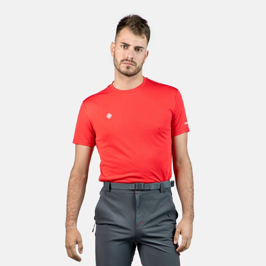 ACTIVIDAD Izas Activewear | Camiseta De Manga Corta Roja Hombre Creus M