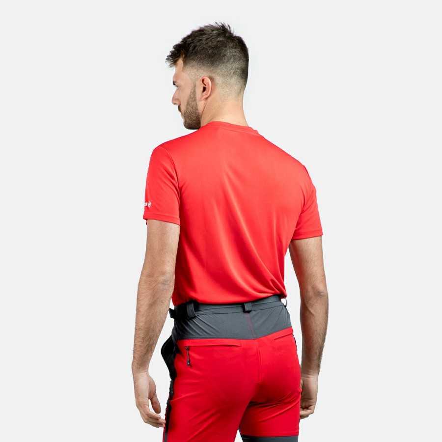 ACTIVIDAD Izas Activewear | Camiseta De Manga Corta Roja Hombre Creus M