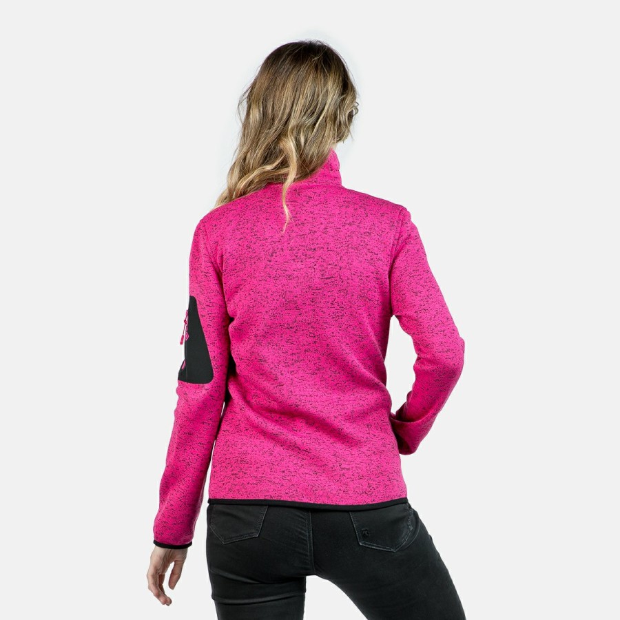 ACTIVIDAD Izas Trekking | Chaqueta Polar De Punto Fucsia Mujer Samaun W