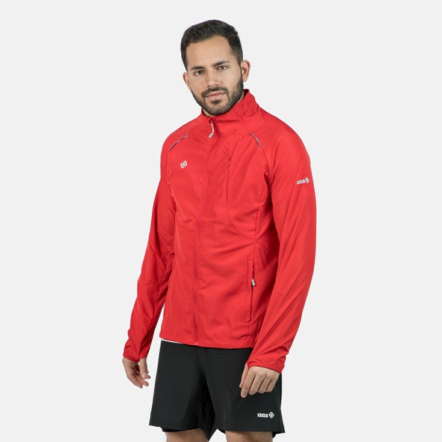 ACTIVIDAD Izas Trekking | Chaqueta De Running Rojo Hombre Brezel Ii