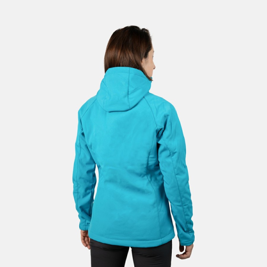 ACTIVIDAD Izas Trekking | Chaqueta Softshell Turquesa Mujer Minto W