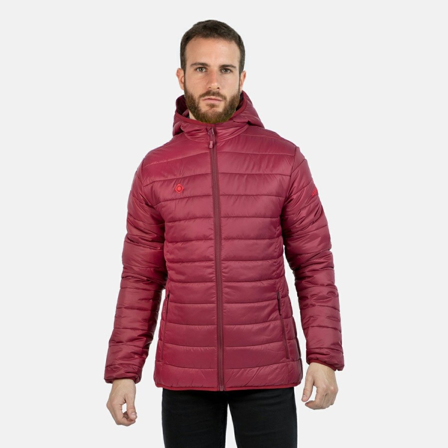 HOMBRE Izas Chaquetas de pluma & rellenas | Chaqueta De Fibra Roja Hombre Sindu M