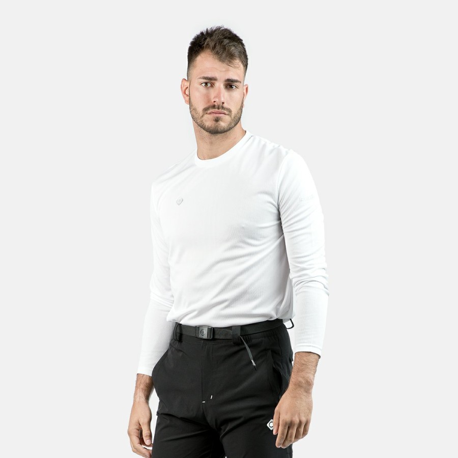 ACTIVIDAD Izas Activewear | Camiseta De Manga Larga Blanca Hombre Creus M Ls